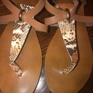 Snakeskin Sandals
